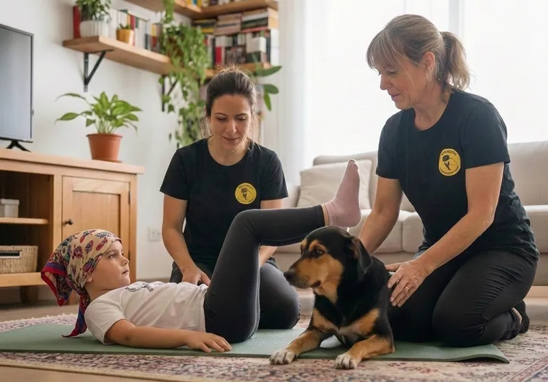 Huellas de Luz: intervenciones con animales en oncología pediátrica y cuidados paliativos